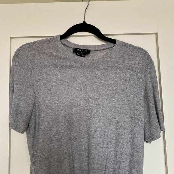 Fifth Label Semi Sheer Tunic Top Grey Size XS - Picture 2 of 2